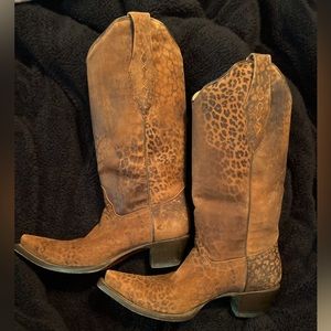 Corral Women’s Boots (A2897) Cheetah/Leopard Boots Size 7.5 M Brown